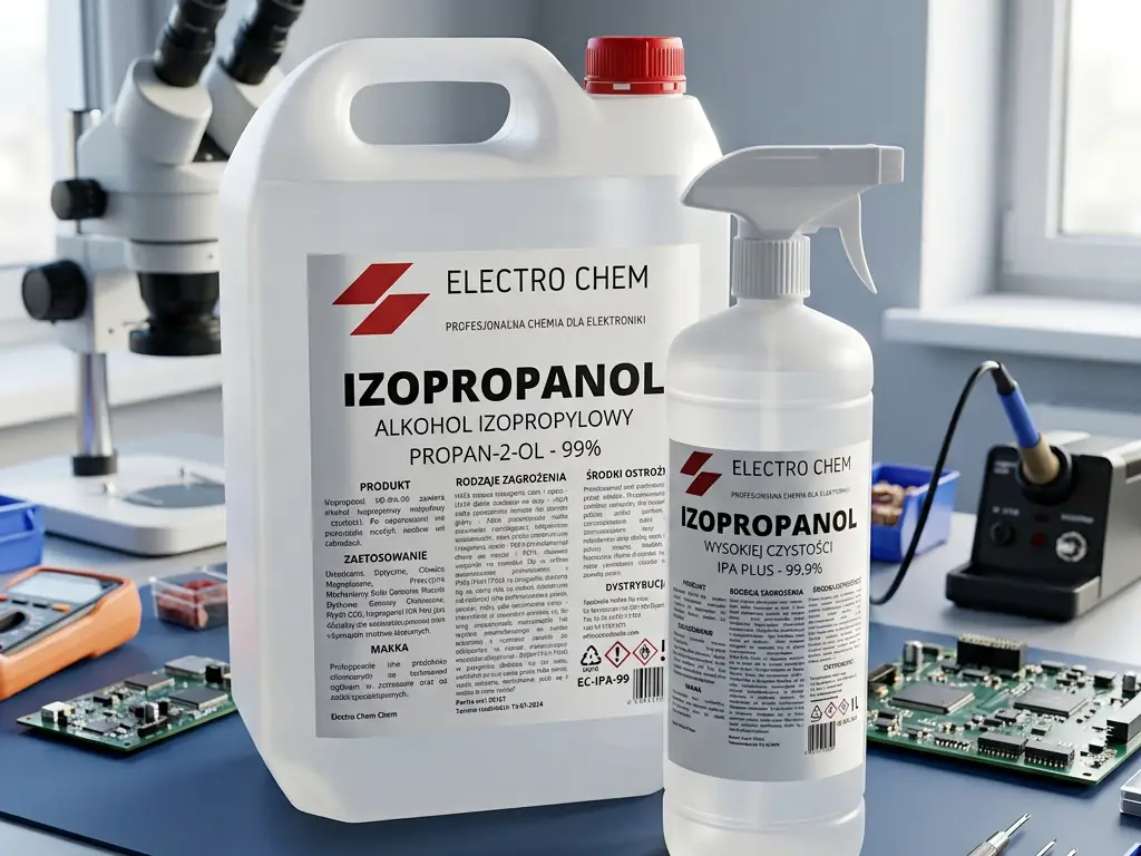 Izopropanol (IPA) — zastosowanie, stężenia 99 i 99,9% | Toolstatic