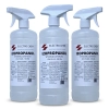 Zestaw 3x Izopropanol Electro Chem 99,9% IPA 1 L — trzy butelki z atomizerem