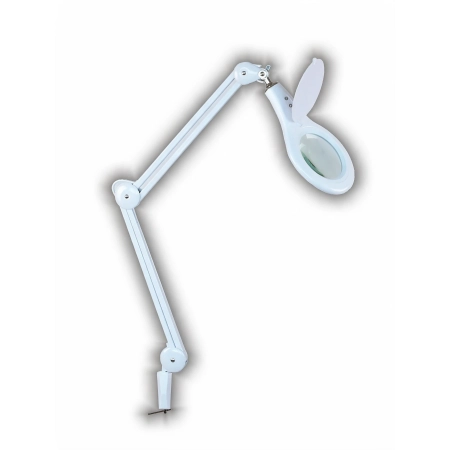 Lampa warsztatowa LED SMD z lupą (127 mm) 8066LED-2-A 5D 2-10 W – lampa warsztatowa z lupą i podświetleniem LED, mocowan