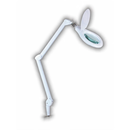 Lampa warsztatowa LED SMD z lupą (152 mm) 8070LED-U 5D 2,5-12 W – lampa warsztatowa z lupą i podświetleniem LED, mocowan