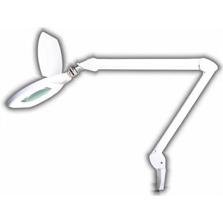 Lampa warsztatowa LED SMD z lupą (177×132 mm) 8067LED-U 3D 2,5-20 W – lampa warsztatowa z lupą i podświetleniem LED, moc