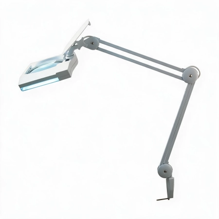 Lampa warsztatowa LED SMD z lupą (190×157 mm) 8069LED-A 5D 9 W – lampa warsztatowa z lupą i podświetleniem LED, mocowana
