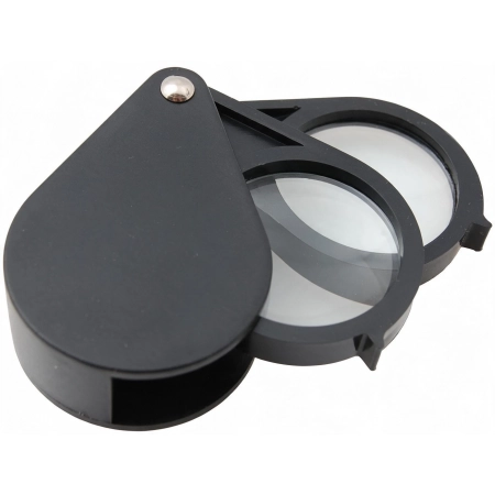 Lupa ręczna LRS-1 składana podwójna 30 mm/5x – lupa ręczna z uchwytem