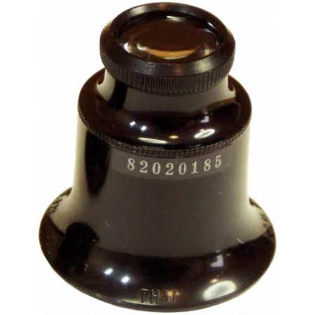Lupa zegarmistrzowska 8008 okular 20 mm/5x (16D), 16 mm/12x (40D) – lupa nagłowna zwalniająca obie ręce