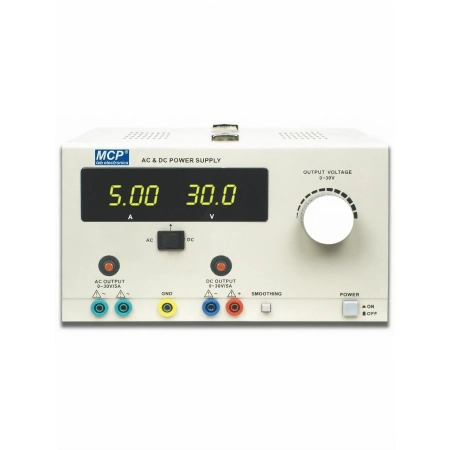 Zasilacz laboratoryjny MCP AD360-5 AC/DC 30 V/5 A, 150 VA