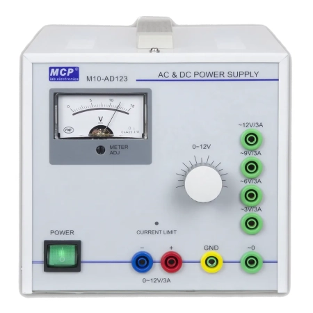 Zasilacz laboratoryjny MCP M10-AD123 AC/DC 12 V/3 A