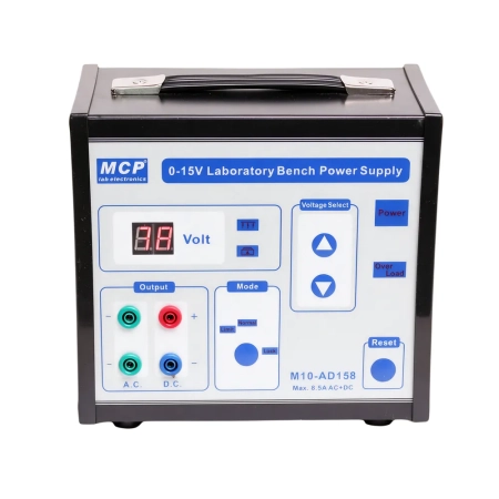 Zasilacz laboratoryjny MCP M10-AD158 AC/DC 15 V/8.5 A