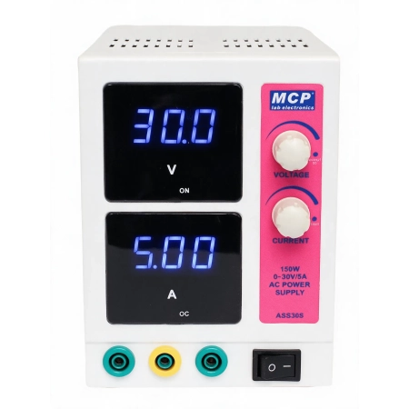 Zasilacz laboratoryjny MCP M10-ASS305 AC 30 V/5 A