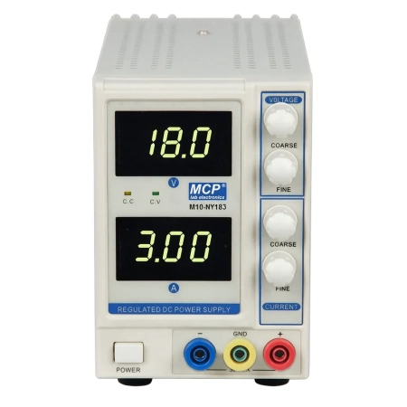 Zasilacz laboratoryjny MCP M10-NY183 DC 18 V/3 A