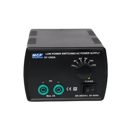 Zasilacz laboratoryjny MCP S7-1202A AC 12 V/2 A