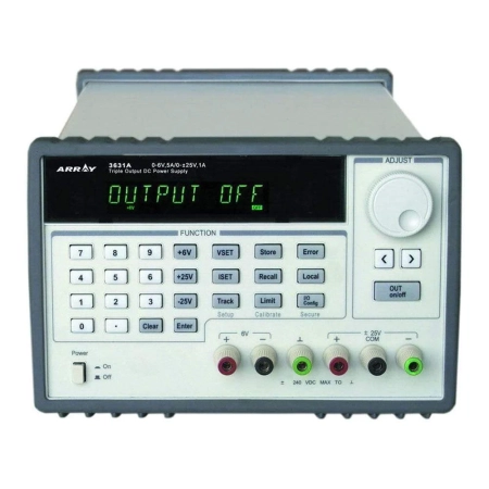 Zasilacz laboratoryjny programowalny ARRAY 3631A DC 2x25 V/1 A + 6 V/5 A
