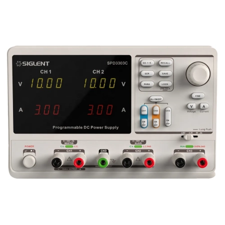 Zasilacz laboratoryjny programowalny Siglent SPD3303C DC 2x30 V/3 A + 5 V/3 A