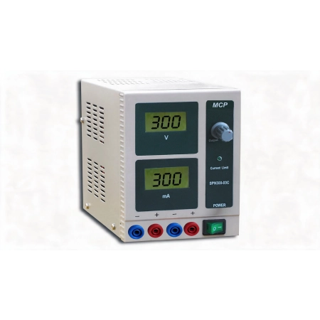 Zasilacz laboratoryjny wysokonapięciowy MCP SPN300-03C DC 300 V/300 mA