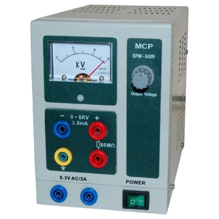 Zasilacz laboratoryjny wysokonapięciowy MCP SPN6000A DC 6 kV/3.5 mA