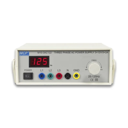 Zasilacz trójfazowy laboratoryjny MCP M10-3AC122 AC